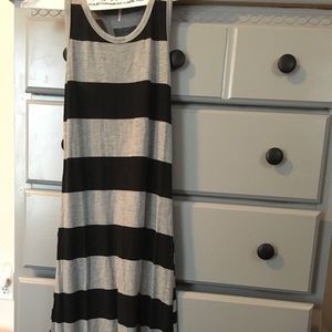 Long striped dress